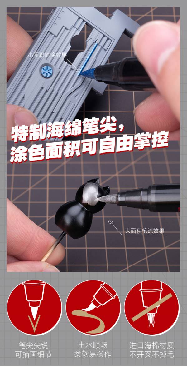 喵匠-M06 金屬綠 金屬色 鋼彈模型麥克筆 麥克筆.鋼彈麥克筆