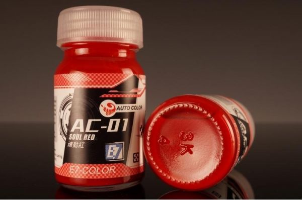 E7-AC-01 魂動紅 E7.模型專用漆.硝基漆