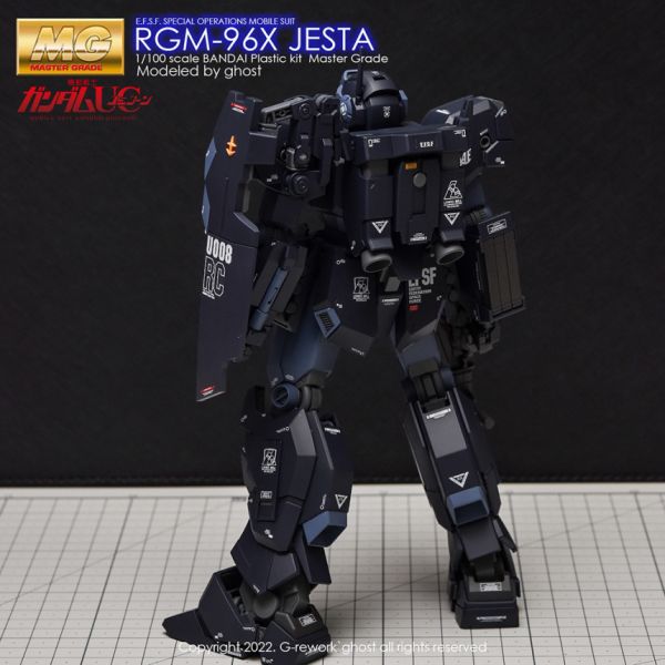 炎水貼 GHOST原創 萬代 MG RGM-96X Jesta 傑斯塔 水貼 炎水貼 GHOST原創 萬代 MG RGM-96X Jesta 傑斯塔 水貼