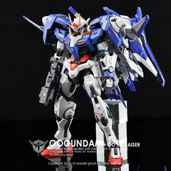 炎水貼 GHOST版 MG 1/100 00強化 XN Raiser 00R 螢光 專用水貼 CGMG23 