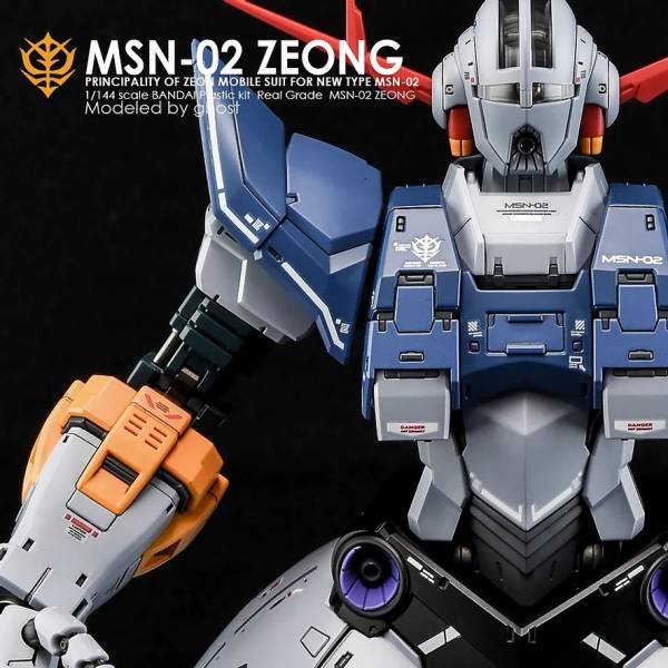 炎水貼 GHOST版 RG MSN-02 ZEONG 吉翁克 專用水貼 EVO水貼.鋼彈.