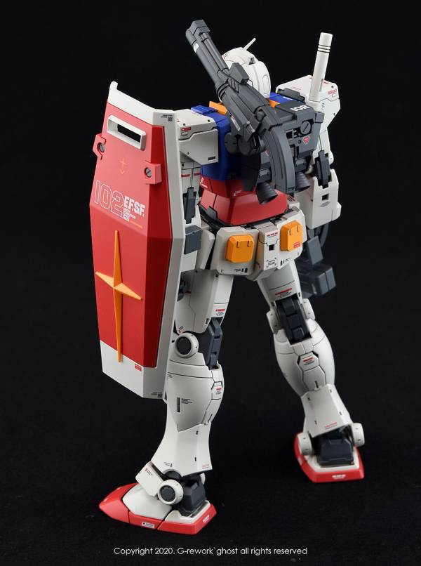 炎水貼 GHOST版 MG RX-78 鋼彈 GTO 版 螢光 專用水貼 CGMG15 炎水貼.模型水貼.鋼彈水貼.鋼彈模型水貼