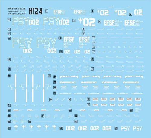 達人水貼 BANDAI HG 1/144 精神感應鋼彈Mk-II 水貼 DLH124 達人水貼 BANDAI HG 1/144 精神感應鋼彈Mk-II 水貼 DLH124