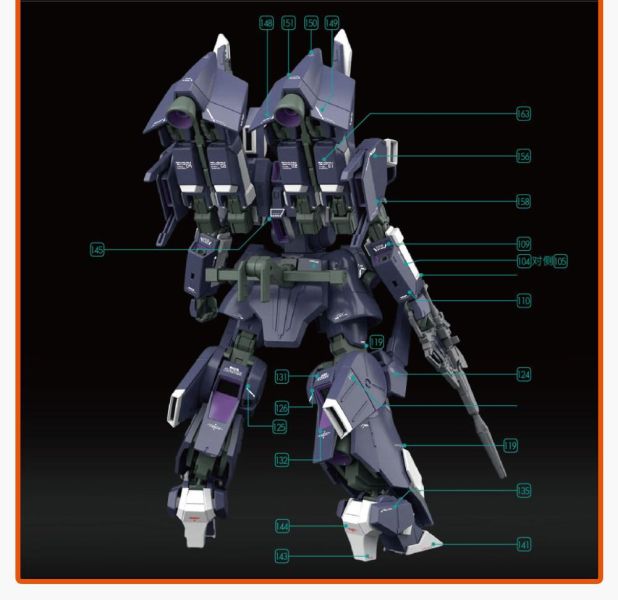 GUGU水貼 萬代 HG 1/144 銀彈 專用水貼 GU-H53255 GUGU水貼 萬代 HG 1/144 銀彈 專用水貼 GU-H53255