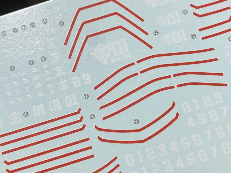  雪焰水貼 HG GTO 高機動實驗型 薩克 螢光 高清晰 專用水貼 SYHG14  雪焰水貼 HG GTO 高機動實驗型 薩克 螢光 高清晰 專用水貼 SYHG14