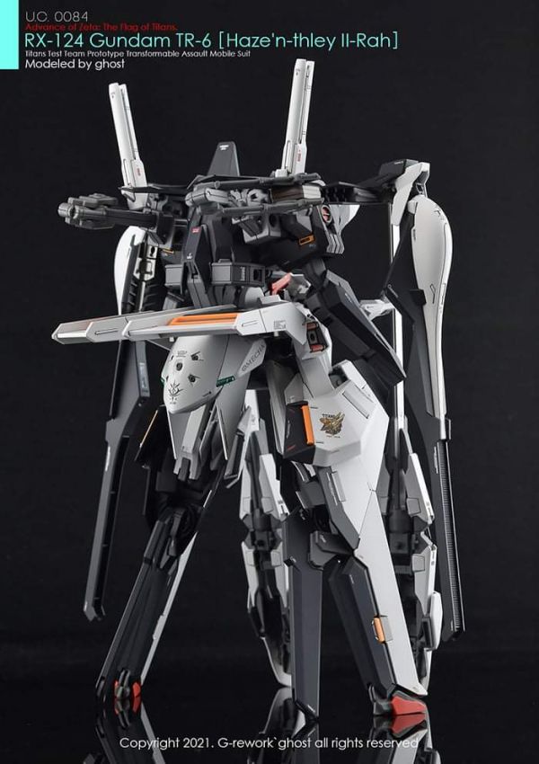 炎水貼 GHOST版 HGUC RX-124 鋼彈 TR-6 海瑟斯雷Ⅱ拉 熒光 專用水貼 CG-HG16 炎水貼 GHOST版 HGUC RX-124 鋼彈 TR-6 海瑟斯雷Ⅱ拉 熒光 專用水貼