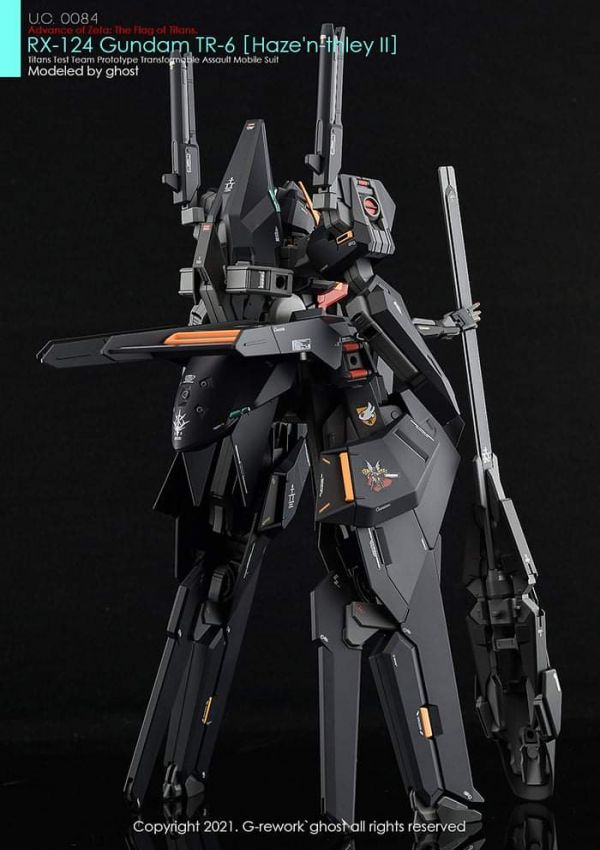 炎水貼 GHOST版 HGUC RX-124 鋼彈 TR-6 海瑟斯雷Ⅱ專用水貼 CG-HG15 炎水貼 GHOST版 HGUC RX-124 鋼彈 TR-6 海瑟斯雷Ⅱ專用水貼