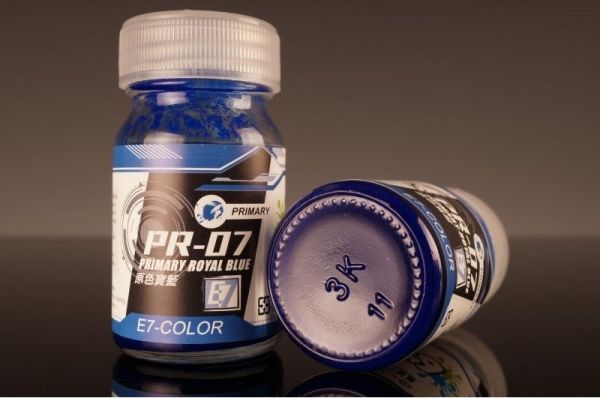E7-PR-07 原色寶藍 E7.模型專用漆.硝基漆