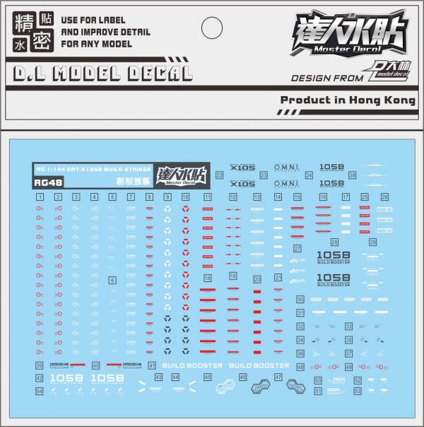 大林水貼 RG EVA 06 EVA6號機 模型水貼 DL-RG47 大林水貼 RG EVA 06 EVA6號機 模型水貼 DL-RG47