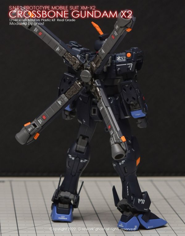 炎水貼 CHOST版 RG 海盜鋼彈X2 螢光 專用水貼 CGRG19 炎水貼 CHOST版 RG 海盜鋼彈X2 螢光 專用水貼 CGRG19