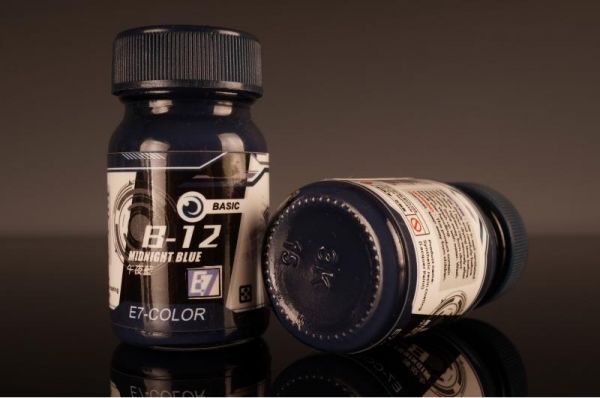 E7-B-12 午夜藍 E7.模型專用漆.硝基漆