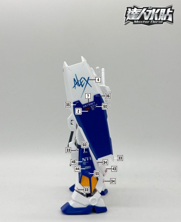 達人水貼 HGUC 1/144  鋼彈NT-1 0080口袋裡的戰爭 鋼彈 水貼 專用水貼 DLH163 達人水貼 HGUC 1/144  鋼彈NT-1 0080口袋裡的戰爭 鋼彈 水貼 專用水貼 DLH163