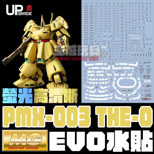 EVO水貼 MG PMX-003 The-O 專用水貼 螢光 EM136 EVO水貼 MG PMX-003 The-O 專用水貼 螢光 EM136
