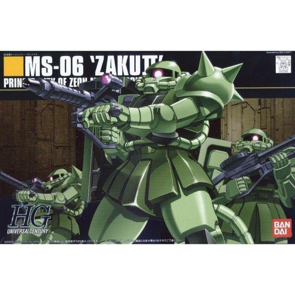 BANDAI HGUC #040 量產型薩克Ⅱ MS-06 ZAKU II 機動戰士鋼彈 BANDAI HGUC #040 量產型薩克Ⅱ MS-06 ZAKU II 機動戰士鋼彈