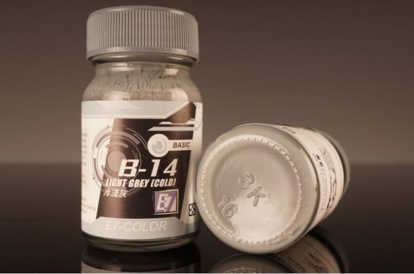 E7-B-14 冷淺灰 E7.模型專用漆.硝基漆