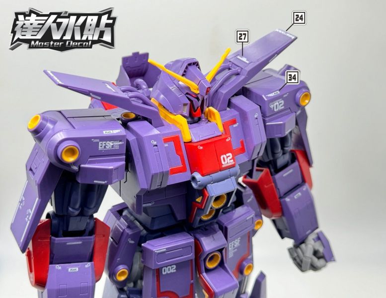 達人水貼 BANDAI HG 1/144 精神感應鋼彈Mk-II 水貼 DLH124 達人水貼 BANDAI HG 1/144 精神感應鋼彈Mk-II 水貼 DLH124