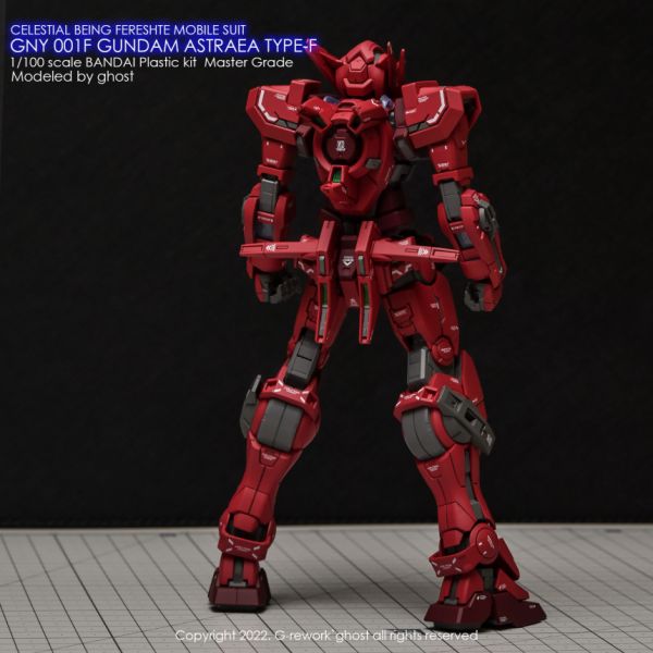 炎水貼 MG CHOST 正義女神F 專用水貼 CGMG50 炎水貼 MG CHOST 正義女神F 專用水貼 CGMG50