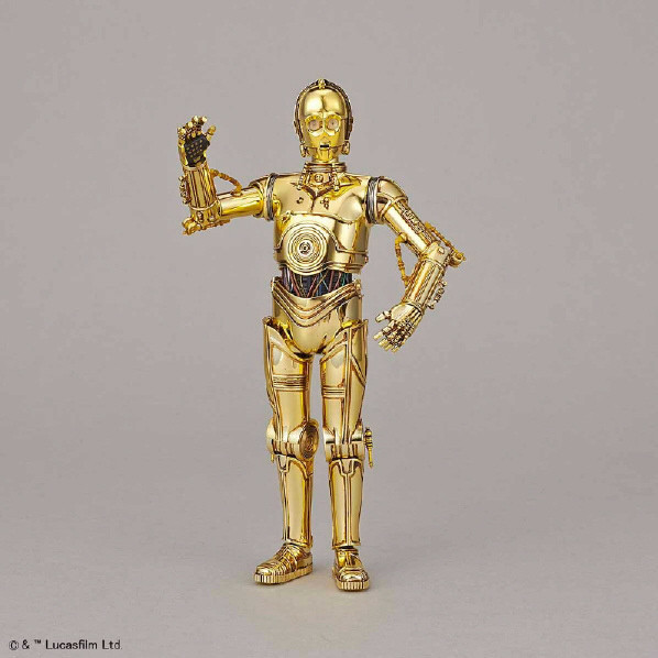 BANDAI 組裝模型 星際大戰系列 1/12 C3PO & R2D2 BANDAI 組裝模型 星際大戰系列 1/12 C3PO & R2D2
