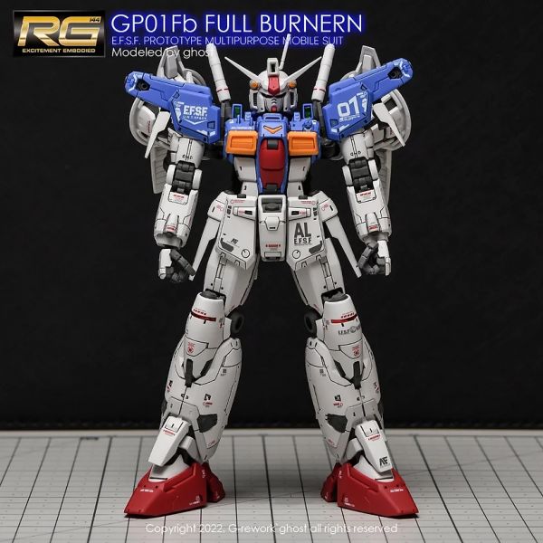 炎水貼 RG GP01FB 鋼彈 模型 螢光 專用水貼 CGRG26 炎水貼 RG GP01FB 鋼彈 模型 螢光 專用水貼 CGRG26