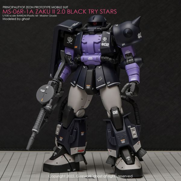 炎水貼 MG 1/100 黑色三星 薩克II ZAKUII 專用水貼 CGMG48 炎水貼 MG 1/100 黑色三星 薩克II ZAKUII 專用水貼 CGMG48