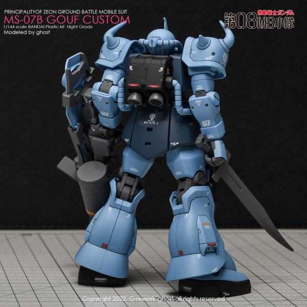 炎水貼 HG 古夫 特裝型 第08MS小隊 專用水貼 CGHG32 炎水貼 HG 古夫 特裝型 第08MS小隊 專用水貼 CGHG32