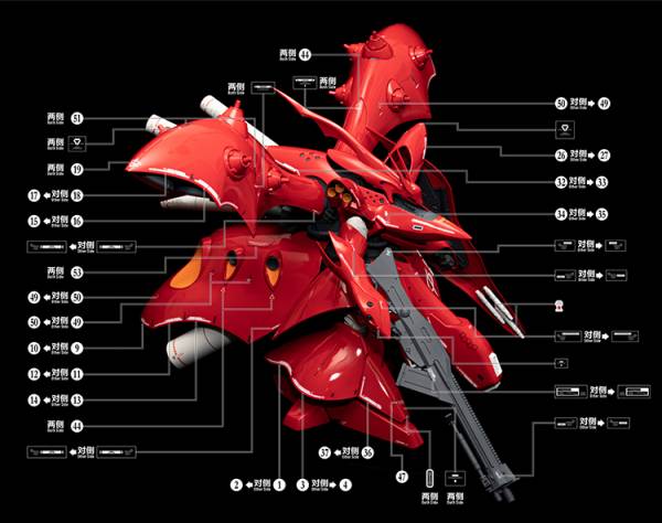 EVO水貼 HG 1/144 MSN-04II 夜鶯 Nightingale 螢光專用水貼 EH240 EVO水貼 HG 1/144 MSN-04II 夜鶯 Nightingale 螢光專用水貼