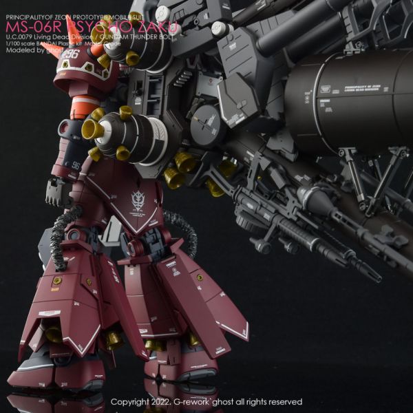 炎水貼 GHOST版 MG 1/100 精神感應薩克 專用水貼 CGMG46 炎水貼 GHOST版 MG 1/100 精神感應薩克 專用水貼 CGMG46