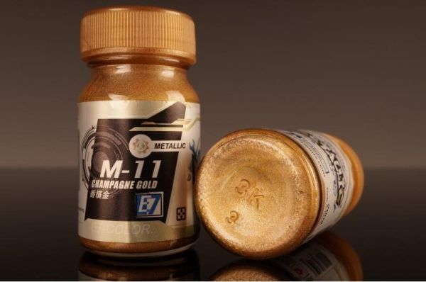 E7-M-11 香檳金 E7.模型專用漆.硝基漆