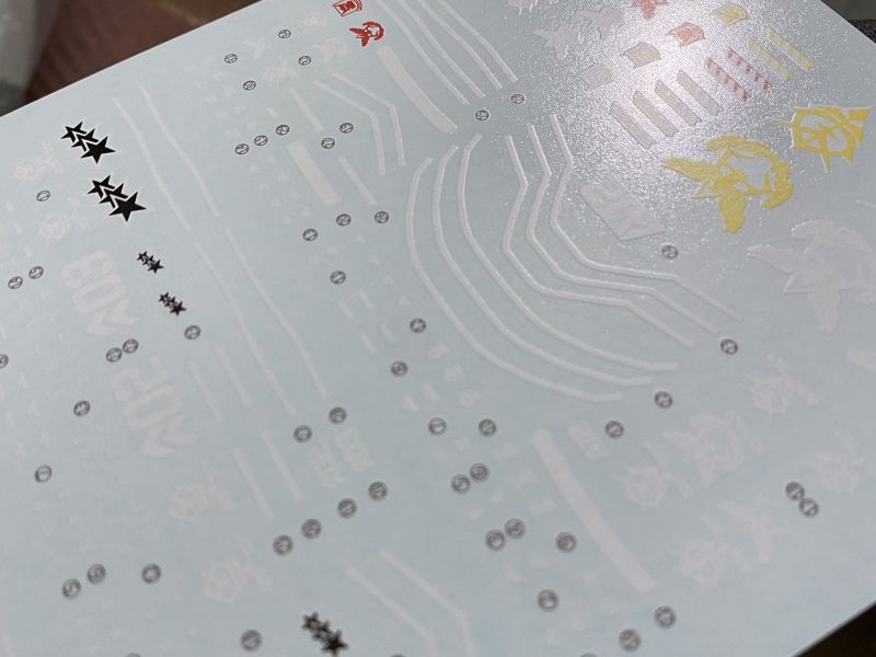 雪焰水貼 HG 鋼彈 GTO 黑色三連星 夏亞專用  薩克II 專用水貼 SHG02 雪焰水貼 HG 鋼彈 GTO 黑色三連星 夏亞專用  薩克II 專用水貼 SYHG02