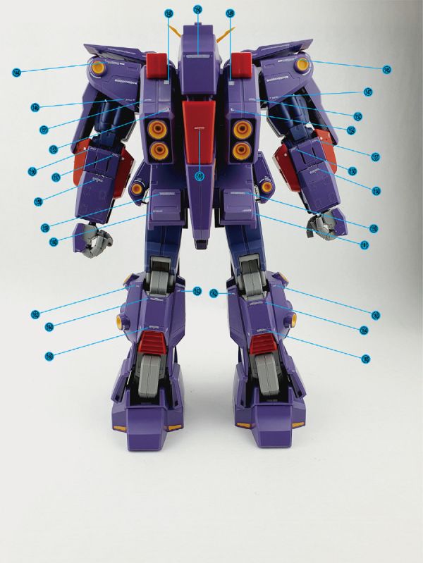 炎水貼 HG 1/144 精神感應鋼彈 MK-II  鋼彈  水貼 CGHG114 GSC 組裝模型 MODEROID VS騎士檸檬汽水&40炎 焰火皇帝