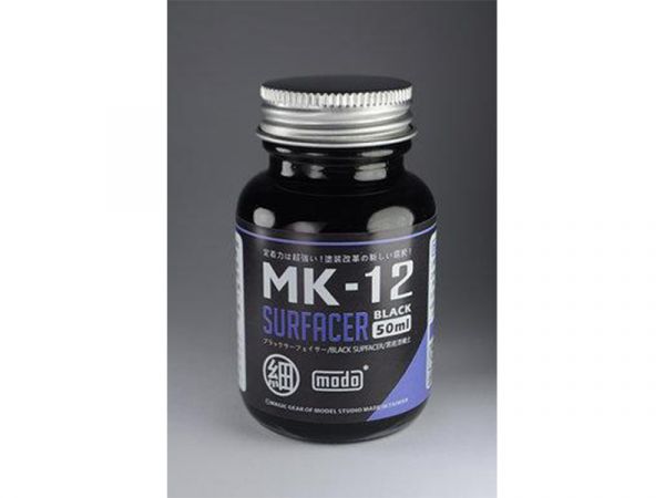 摩多製漆所-MK12極細液態補土(黑) 摩多製漆所.模型專用漆.硝基漆