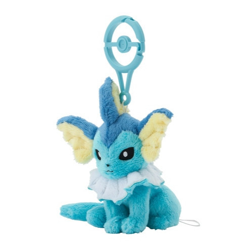 日本寶可夢中心-帶登山扣娃娃吊飾系列 水伊布 日本寶可夢中心-帶登山扣娃娃吊飾系列 水伊布