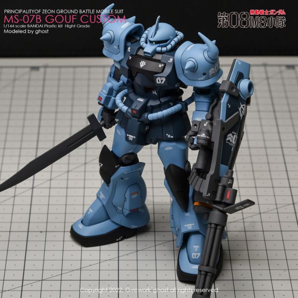 炎水貼 HG 古夫 特裝型 第08MS小隊 專用水貼 CGHG32 炎水貼 HG 古夫 特裝型 第08MS小隊 專用水貼 CGHG32