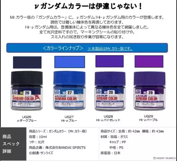 郡氏 GSIHI-NU鋼彈 藍10ml 硝基漆 郡氏 GSIHI-NU鋼彈 藍10ml 硝基漆