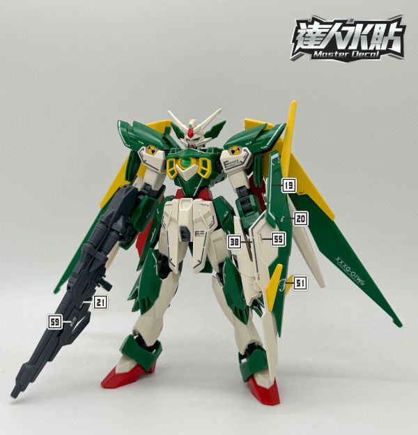 達人水貼 HGBF 1/144重生鳳凰 鋼彈創鬥者 專用水貼 #DLH173 達人水貼 HGBF 1/144重生鳳凰 鋼彈創鬥者 專用水貼 #DLH173