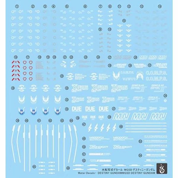 炎水貼 萬代 MGSD 命運鋼彈 SP2 鋼彈SEED FREE 專用水貼 鋼普拉 CGMGSD08 炎水貼 萬代 MGSD 命運鋼彈 SP2 鋼彈SEED FREE 專用水貼 鋼普拉 CGMGSD08
