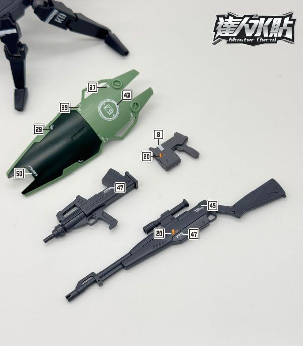 達人水貼 HGBF 1/144 吉姆 K9 鋼彈創鬥者 專用水貼 #DLH170 達人水貼 HGBF 1/144 吉姆 K9 鋼彈創鬥者 專用水貼 #DLH170