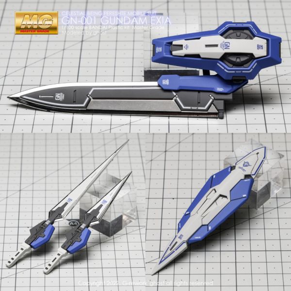 炎水貼 GHOST MG GN-001 EXIA  能天使 鋼彈 螢光 專用 水貼 CGMG51 炎水貼 GHOST MG GN-001 EXIA  能天使 鋼彈 螢光 專用 水貼 CGMG51