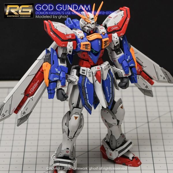 炎水貼 CHGOST RG 神威鋼彈 專用 水貼 CGRG25 炎水貼 CHGOST RG 神威鋼彈 專用 水貼 CGRG25