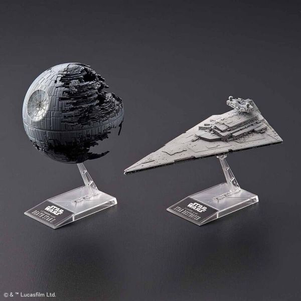 BANDAI 星際大戰 1/2700000 死星 Ⅱ & 1/14500 滅星者 BANDAI 星際大戰 1/2700000 死星 Ⅱ & 1/14500 滅星者