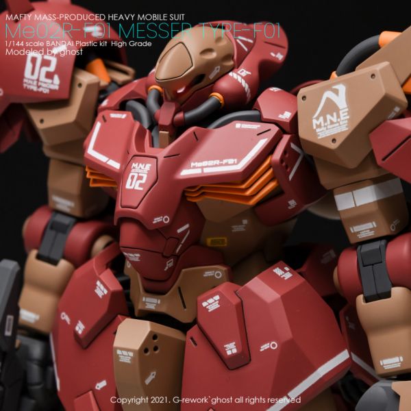 炎水貼 CHOST版 HG 1/144 梅薩 專用水貼 CGHG22 炎水貼 CHOST版 HG 1/144 梅薩 專用水貼 CGHG22