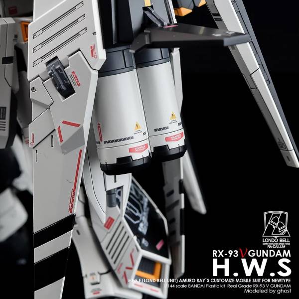 炎水貼 GHOST版 RG 1/144 RX-93 Nu GUNDAM Nu鋼彈 HWS 重裝備 專用水貼 模型水貼.鋼彈水貼.