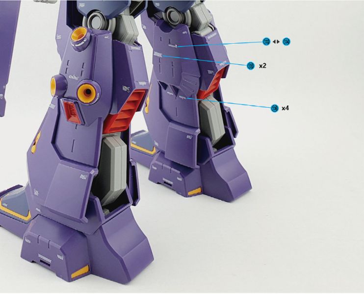 炎水貼 HG 1/144 精神感應鋼彈 MK-II  鋼彈  水貼 CGHG114 GSC 組裝模型 MODEROID VS騎士檸檬汽水&40炎 焰火皇帝