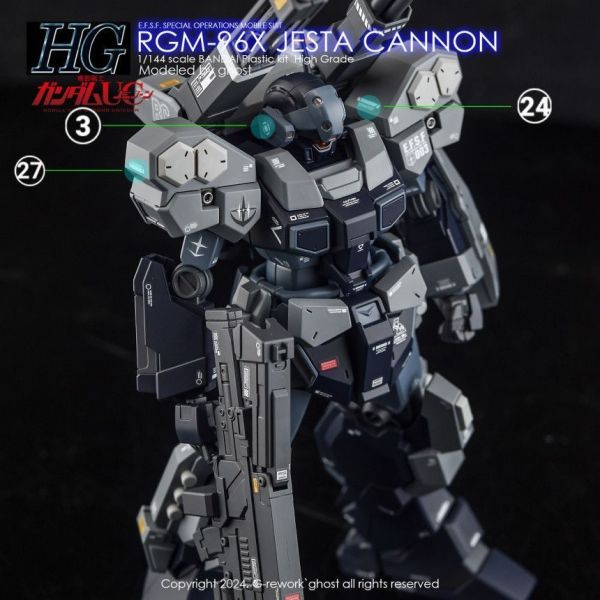 炎水貼HG 1/144 JESTA CANNON RGM-96X 傑斯塔 加農型 螢光 水貼 CGHG116 炎水貼HG 1/144 JESTA CANNON RGM-96X 傑斯塔 加農型 螢光 水貼 CGHG116