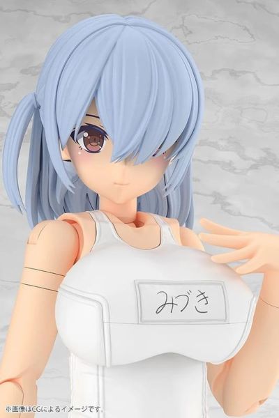 12月預購 壽屋 Frame Arms Girl 機甲少女 Mizuki 學校泳裝 Ver. 白色 組裝模型 壽屋 Frame Arms Girl 機甲少女 Mizuki 學校泳裝 Ver. 白色 組裝模型