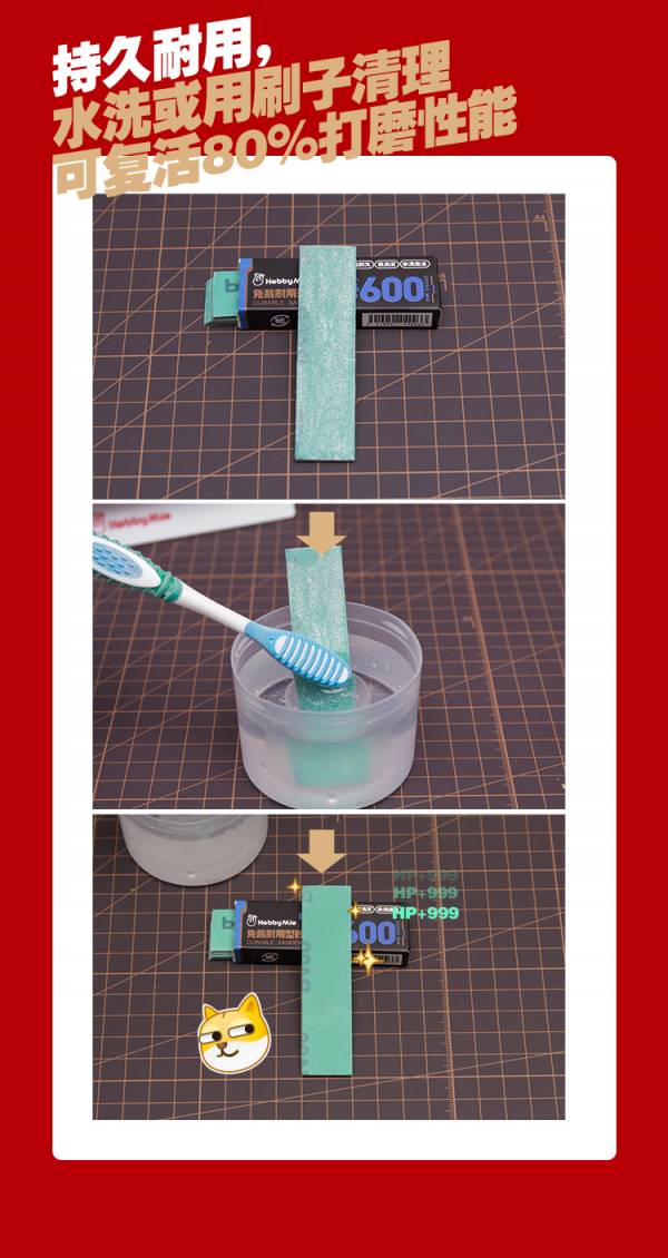 喵匠-免裁切耐用砂紙 喵匠.模型製作工具.鋼彈