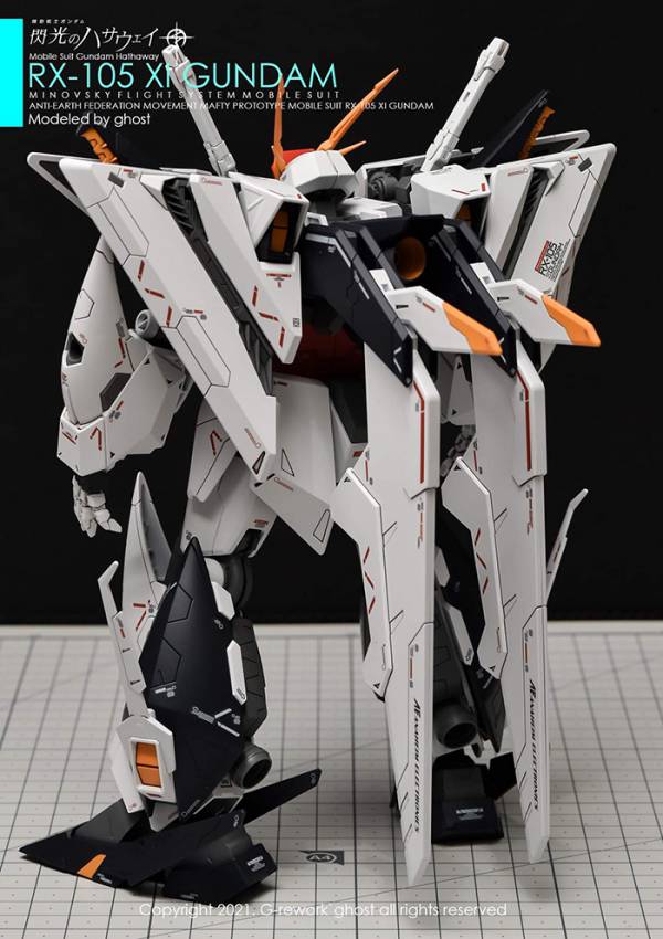 炎水貼 GHOST版  RX-105 XI GUMADN 柯西 鋼彈 專用水貼 螢光 CG-HG14 炎水貼 GHOST版  RX-105 XI GUMADN 柯西 鋼彈 專用水貼