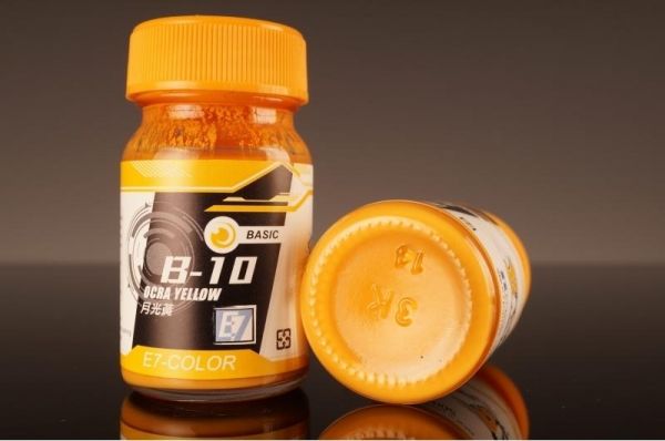 E7-B-10 月光黃 E7.模型專用漆.硝基漆