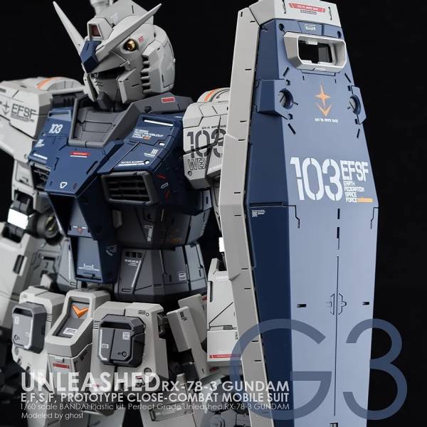 炎水貼 GHOST版 PG RX-78-2 G3 鋼彈 PGU 螢光 專用水貼 模型水貼.鋼彈水貼.