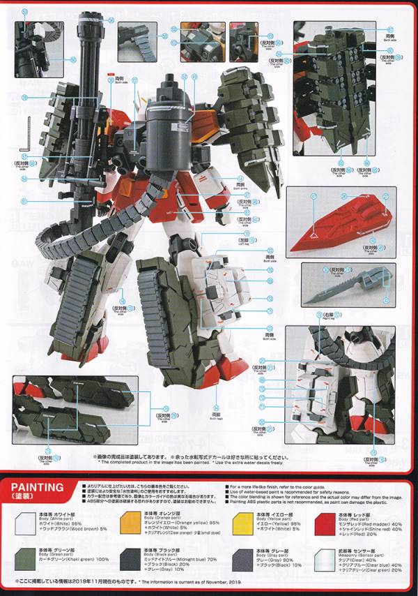 EVO水貼-GUNDAM HEAVYARMS 重武裝鋼彈 刺蝟裝備專用水貼 EVO水貼,鋼彈水貼,模型水貼,水貼